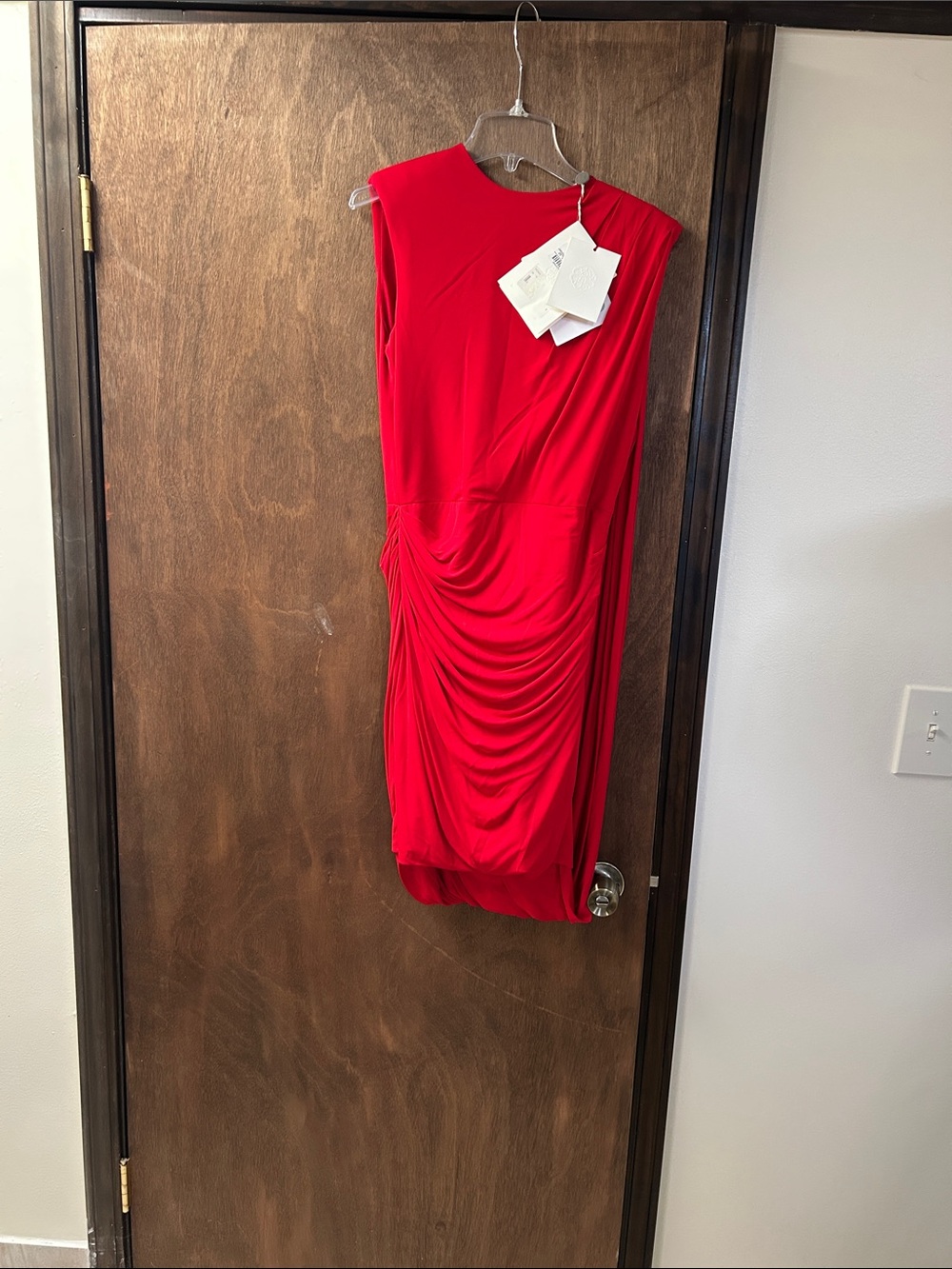 New Alexander McQueen cape dress